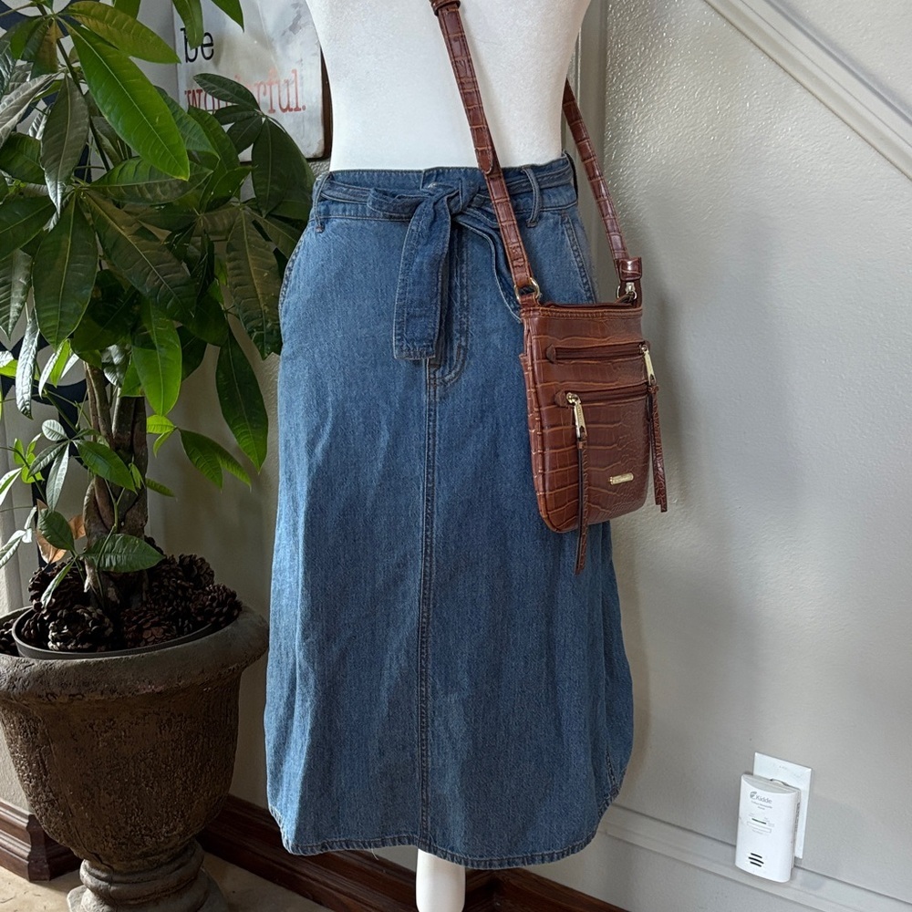 Soft Madewell Denim Midi Skirt 🤩